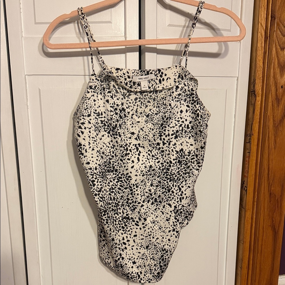 Spotted Print Cami Tank Top
